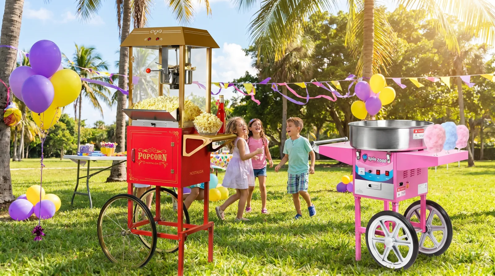 Concession machine rentals Miami