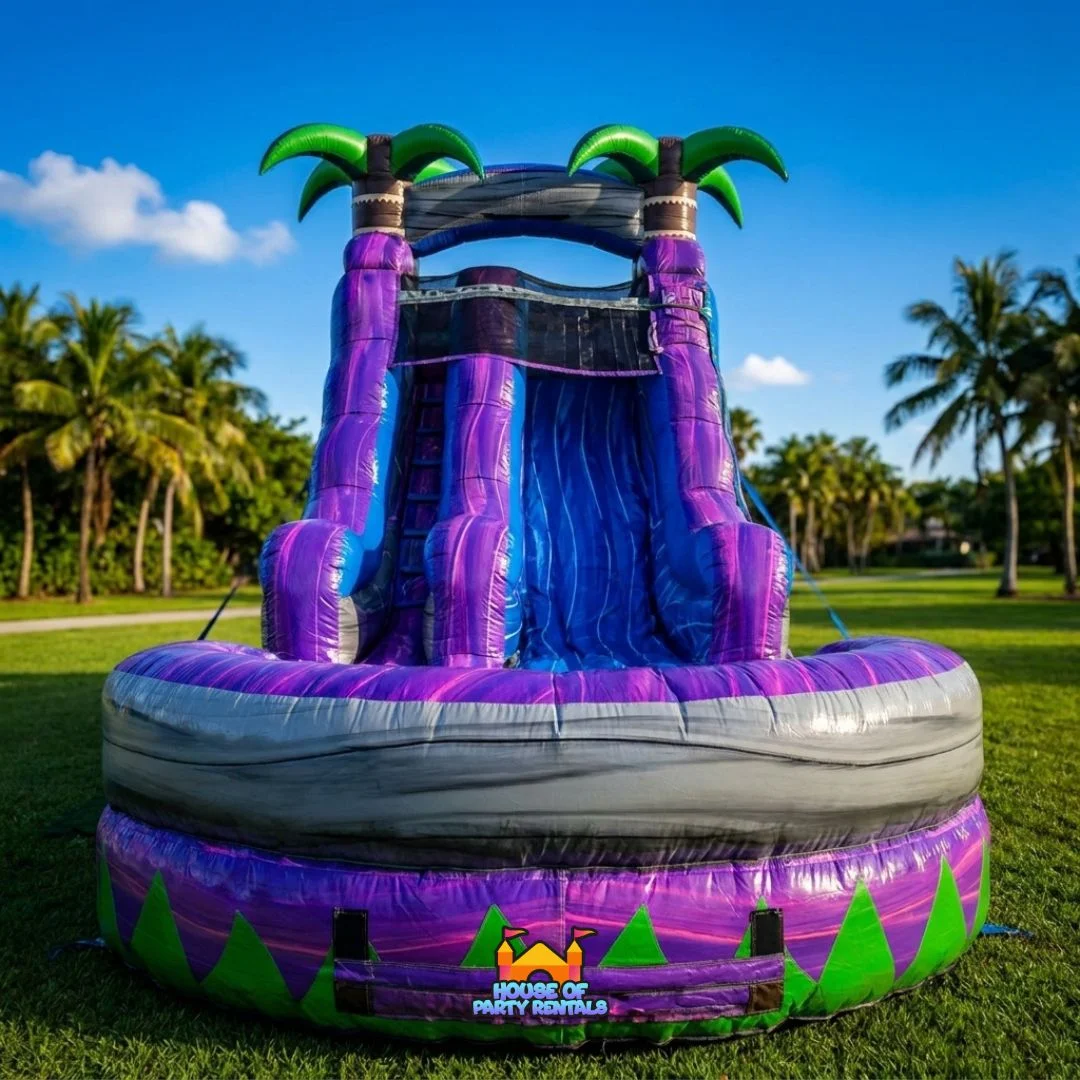 18FT Purple Wave Waterslide