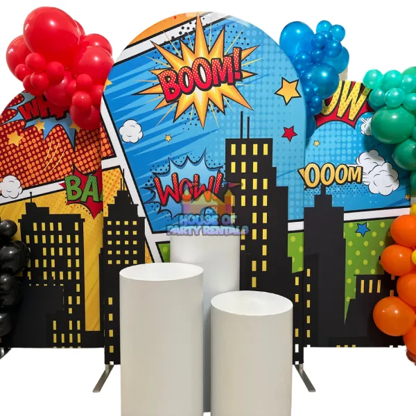 Superhero Comic City Decoration 3