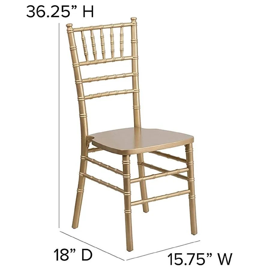 Gold Chiavari chair for Rent House Of Party Rentals