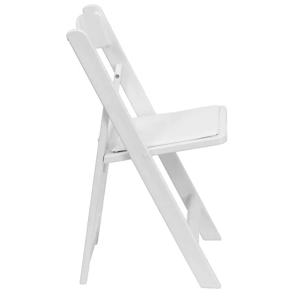 White Resin Chair Rentals 3