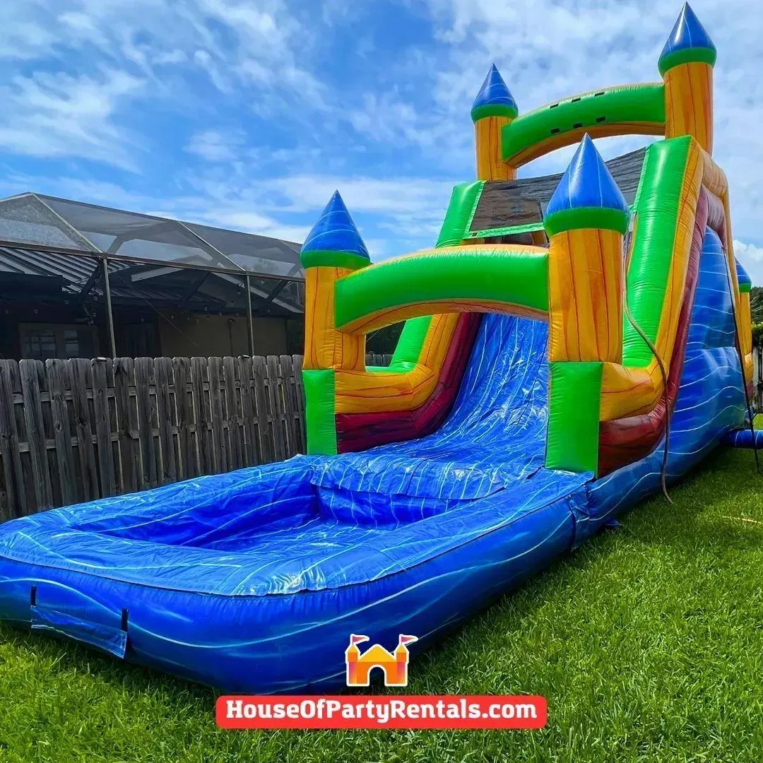 Get your 18 Ft Water Slide In Your Next Event HouseOfPartyRentals